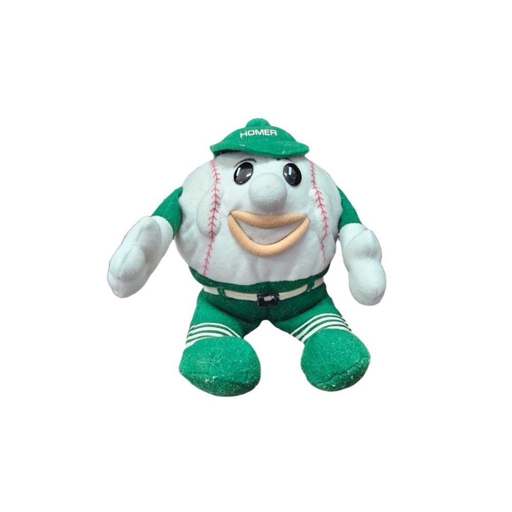 Vintage Edmonton Trappers Homer Baseball Mascott Doll